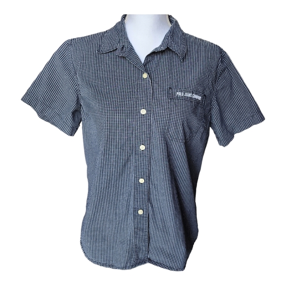 Polo Ralph Lauren Tops - Ralph Lauren Polo Jeans Co. Women's Short Sleeve Button Down Top, Shirt, Size L